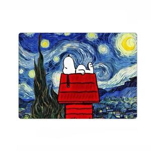 Snoopy Starry Night Art Magnet